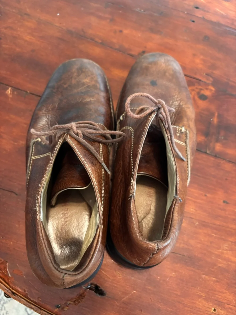 Men's Brown Leather Chukka Boots Johnston Murphy 8.5